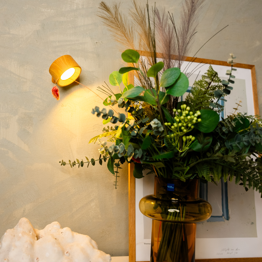 Wireless Wall Lamp | Create an elegant ambiance anywhere in seconds — no wires, no tools needed