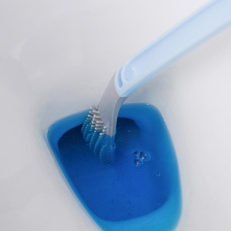 Szilikon WC-kefe | Tisztítsa meg WC-jét ragyogóan még a legnehezebben elérhető sarkokban is