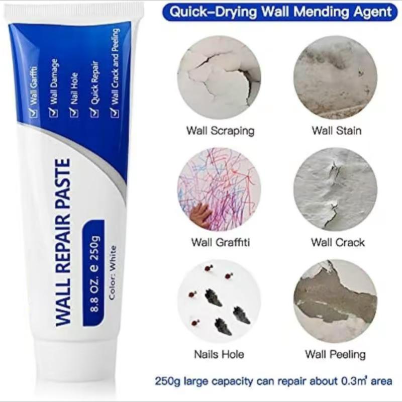 Wall Repair Kit for holes, cracks, and dents | Fix your walls in minutes and get a smooth and clean finish — no need to hire a pro
