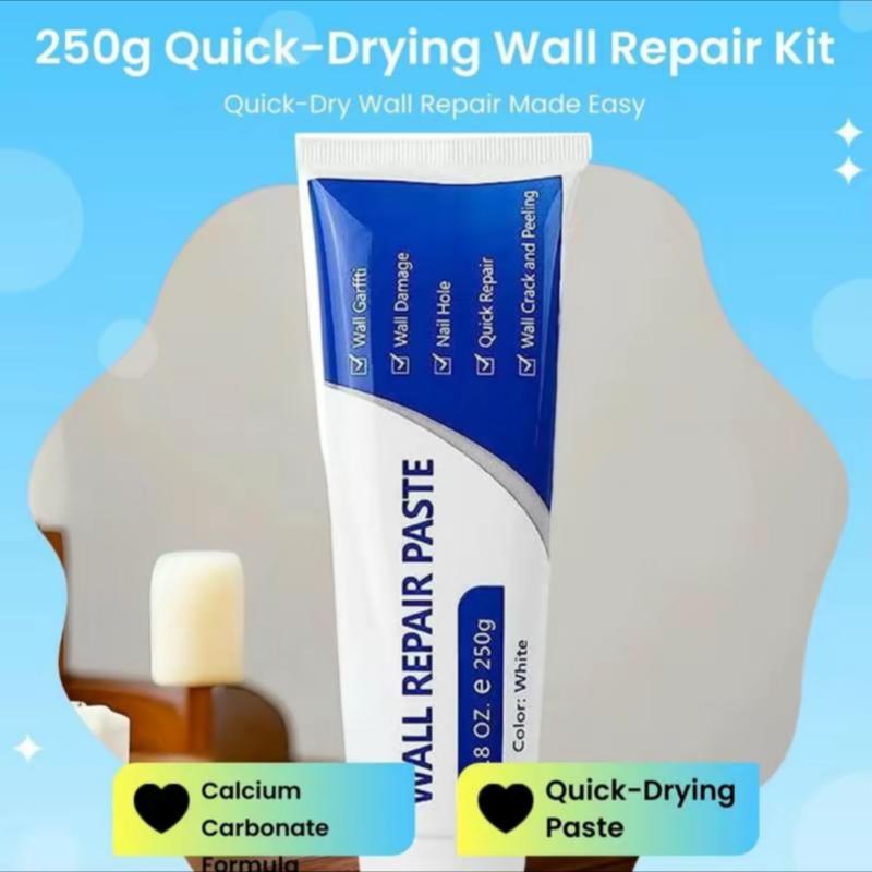Wall Repair Kit for holes, cracks, and dents | Fix your walls in minutes and get a smooth and clean finish — no need to hire a pro