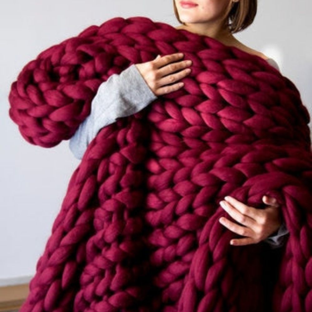 【LAST DAY SALE】StrickDecke™ - Knit your own (winter) blanket!