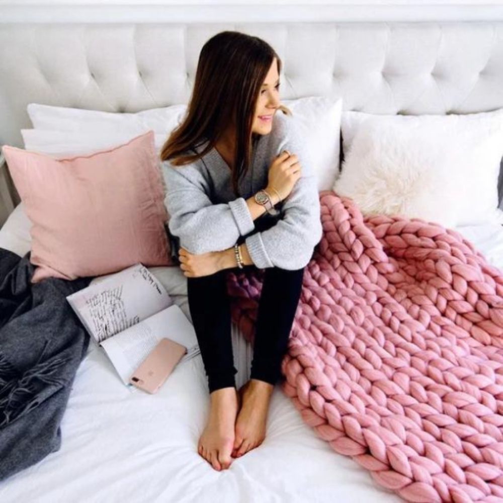 【LAST DAY SALE】StrickDecke™ - Knit your own (winter) blanket!