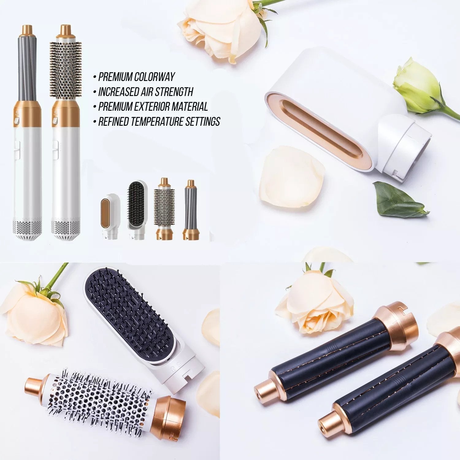 Estilizador de Cabello 5 en 1 | Consigue un cabello de salón en segundos