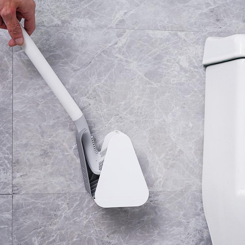 Szilikon WC-kefe | Tisztítsa meg WC-jét ragyogóan még a legnehezebben elérhető sarkokban is