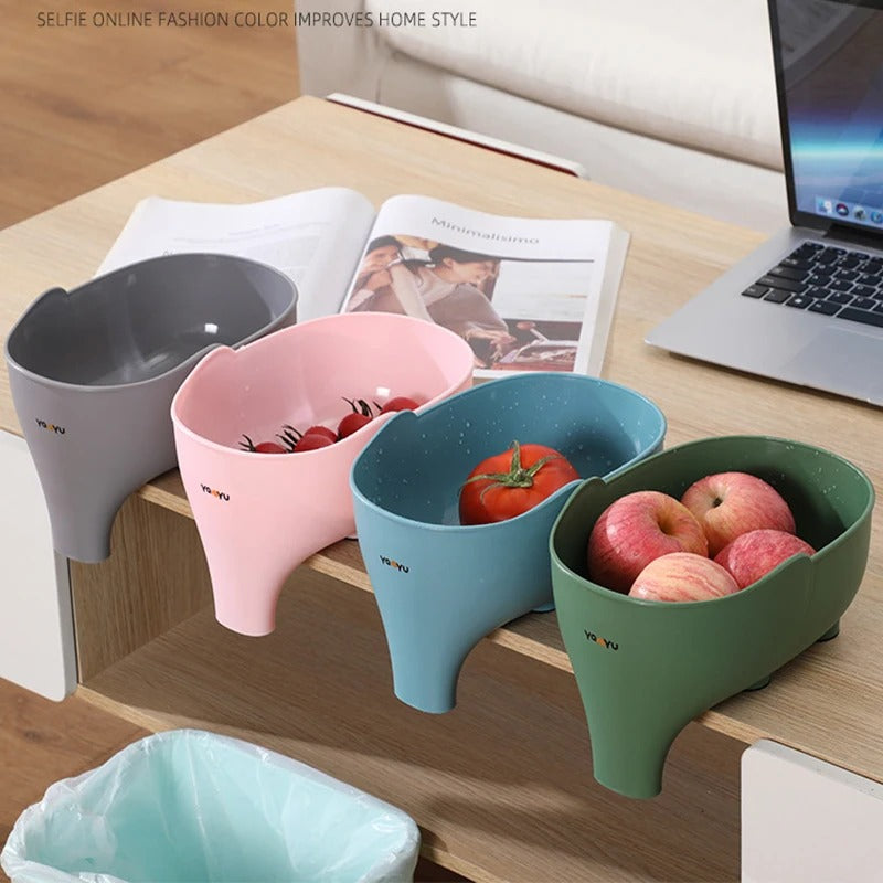 Hoekgootsteen vergiet | Spoel gemakkelijk producten af en voorkom dat voedselresten je afvoer verstoppen