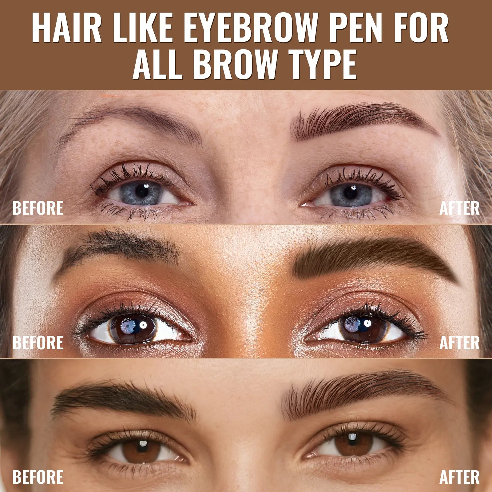 4D Microblading Eyebrow Pen | Wake up your face with natural-looking brows – waterproof wear that stays put all day