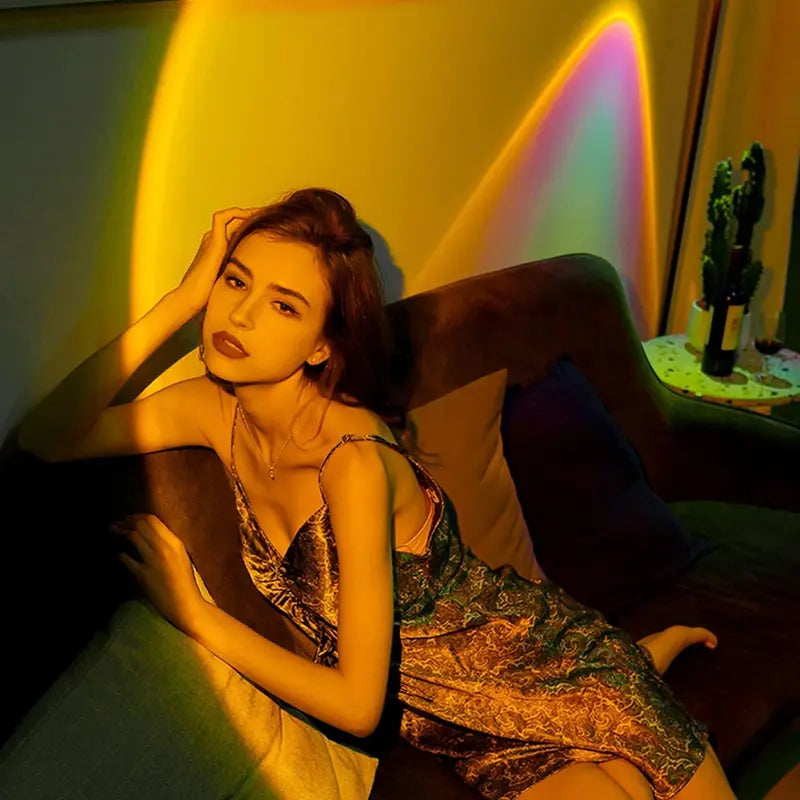 Sunset Projector Lamp | Create a wow ambience in seconds and enjoy the magic of a sunset from home