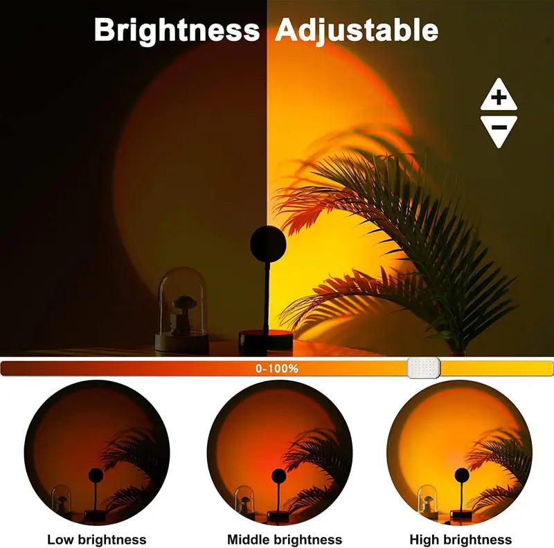 Sunset Projector Lamp | Create a wow ambience in seconds and enjoy the magic of a sunset from home