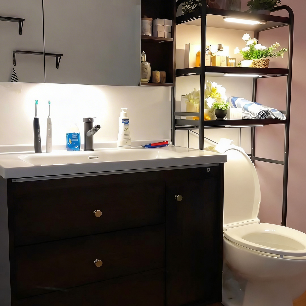 Světelný panel s pohybovým senzorem bez vrtání