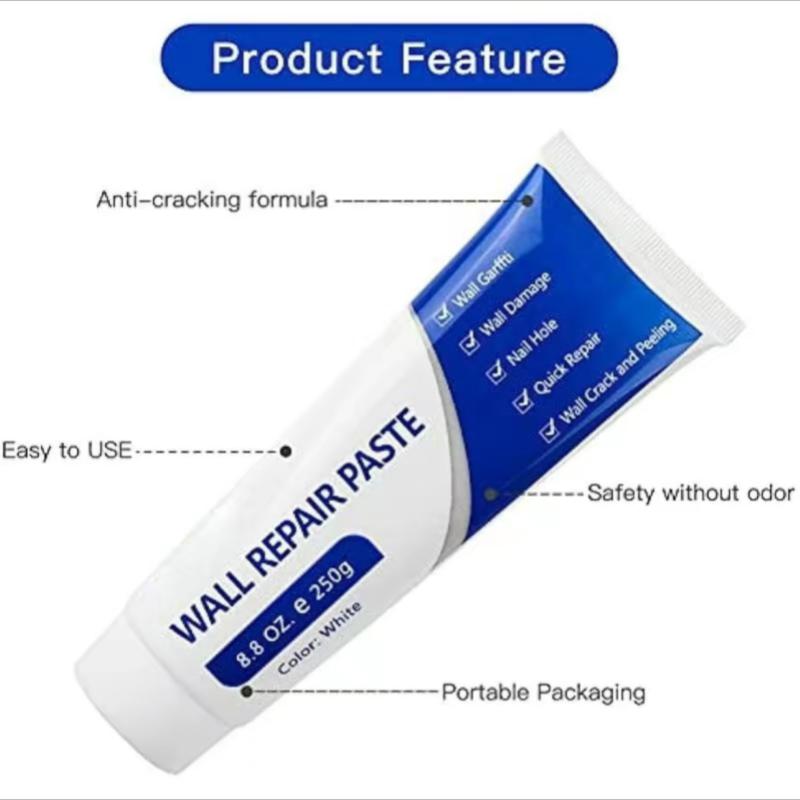 Wall Repair Kit for holes, cracks, and dents | Fix your walls in minutes and get a smooth and clean finish — no need to hire a pro