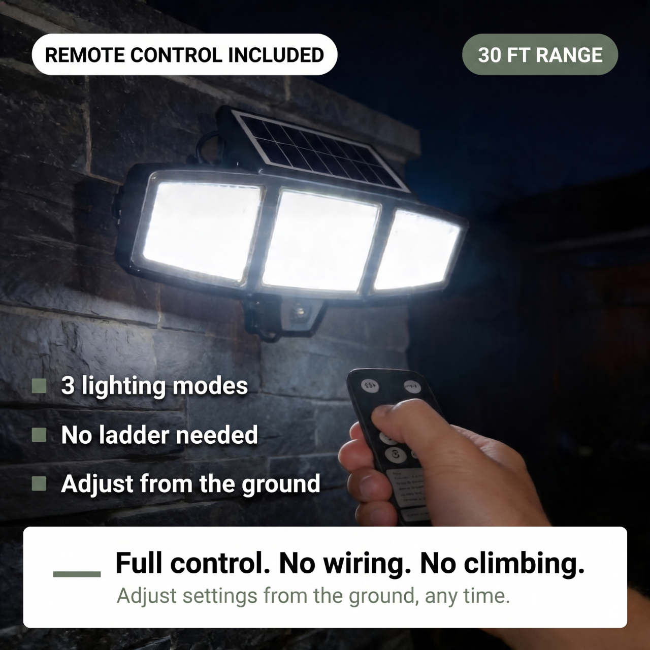 Luz Solar Exterior SpotLift