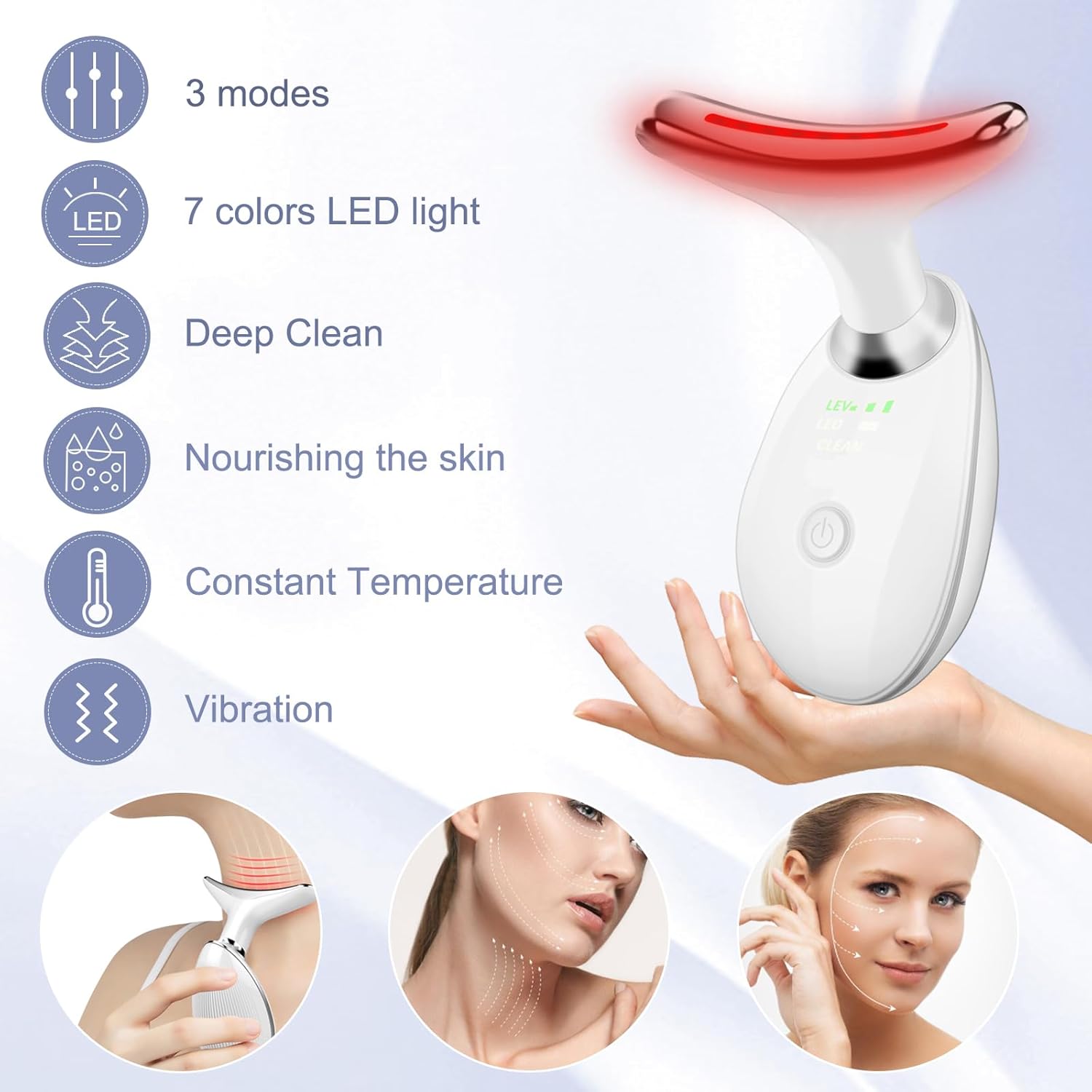Lux Cove 7-in-1 LED Facial Sculptor