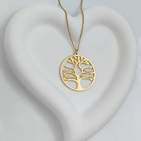 Tree Of Life Necklace - Up To 13 Names