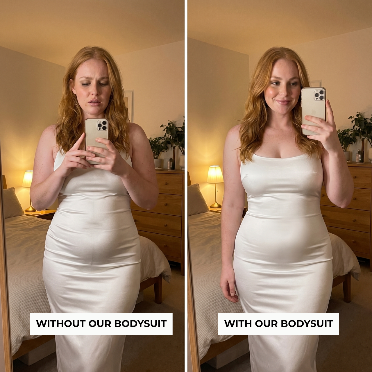 Varrás nélküli formás body