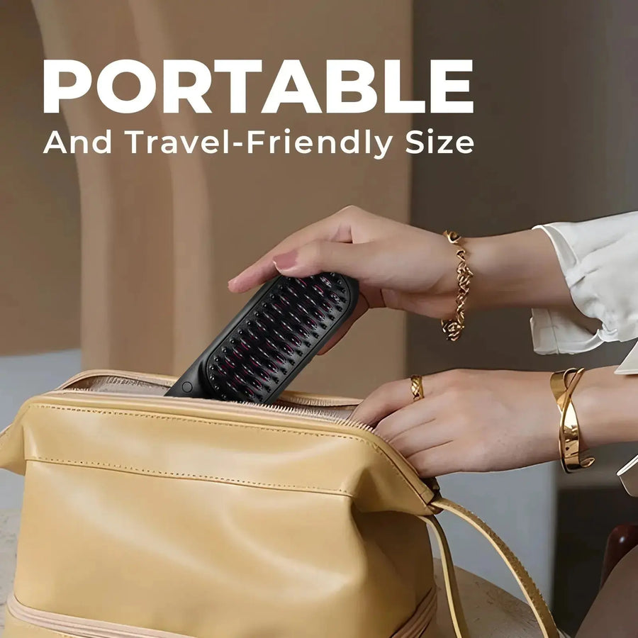 Portable Hair Brush | Get flawless and frizz-free hair wherever you go
