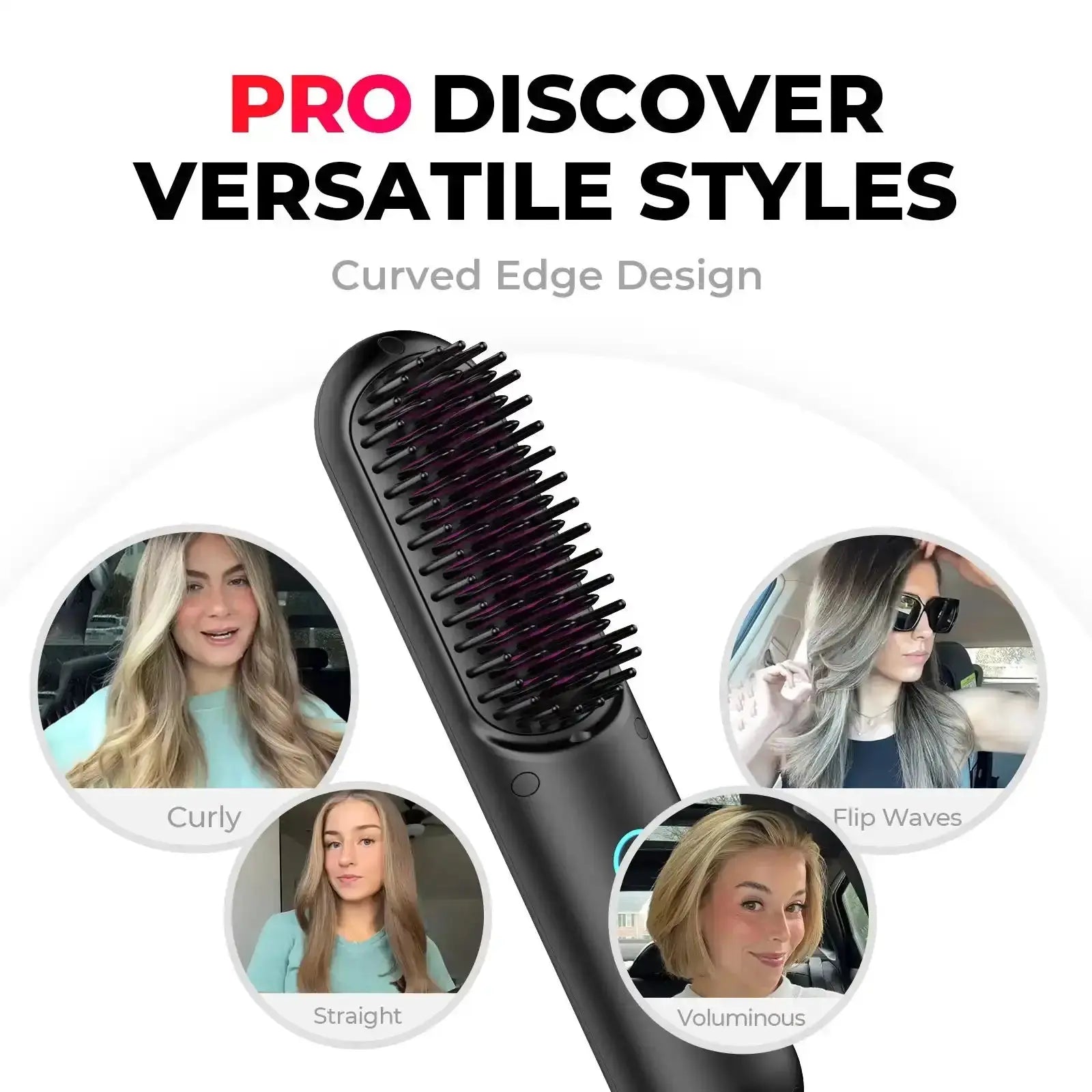 Portable Hair Brush | Get flawless and frizz-free hair wherever you go