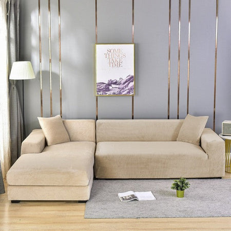 Velvet Sofa Cover | Give your old sofa a brand new look for the holiday season