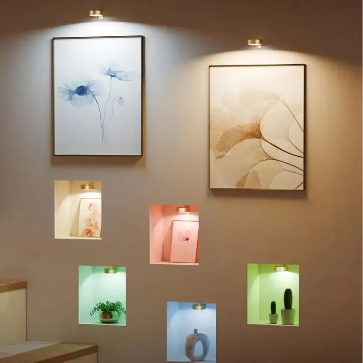 Magnetisch LED Kunstlicht | Wees trots om je kunst te tonen met prachtig licht — geen gereedschap nodig [2 Sets inbegrepen]