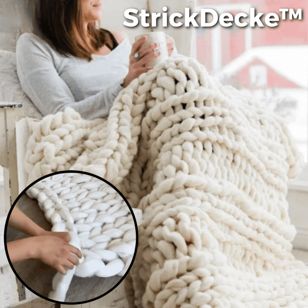 【LAST DAY SALE】StrickDecke™ - Knit your own (winter) blanket!