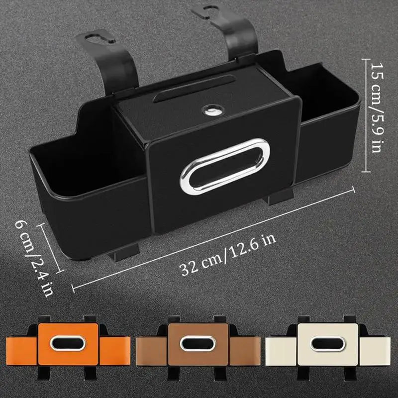 Universal Backseat Gap Organizer | Keep drinks steady and tissues handy for a cleaner car － every day