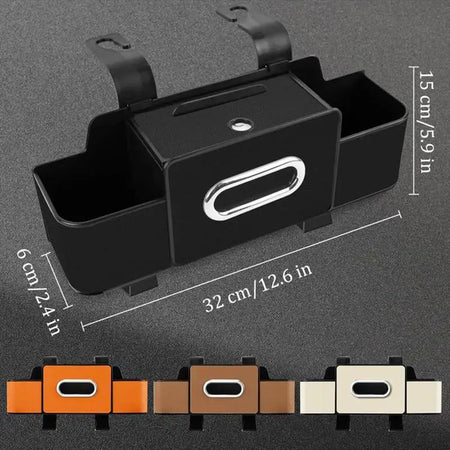 Universal Backseat Gap Organizer | Keep drinks steady and tissues handy for a cleaner car － every day