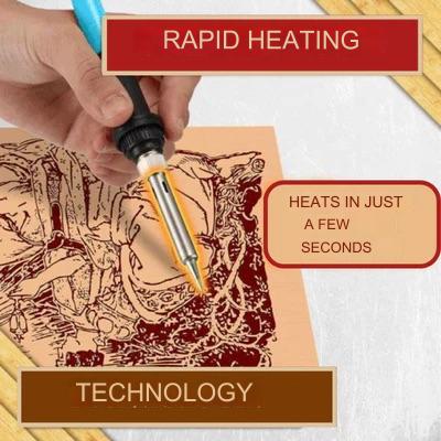 Pyrograveringsset | Ontketen je creativiteit en verander hout in je persoonlijke meesterwerk