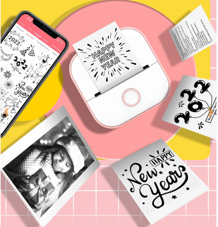 【LAATSTE DAG VERKOOP】Mini Printer™ - De printer die geen inkt nodig heeft! (9 rollen inbegrepen)