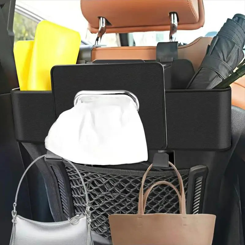 Universal Backseat Gap Organizer | Keep drinks steady and tissues handy for a cleaner car － every day
