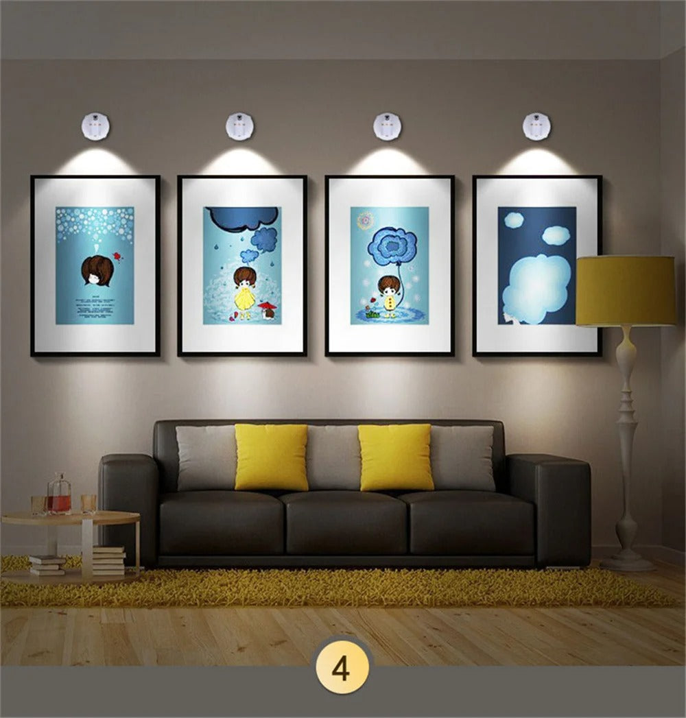 Draadloze Accent Licht SpotLight™ | Krijg warme en aanpasbare verlichting voor je huis [Koop 1, krijg 1 gratis]