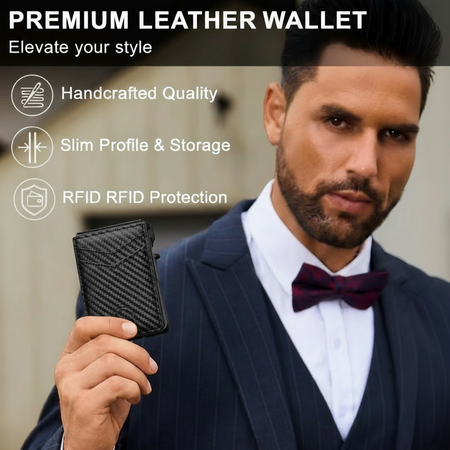 Premium Discreet Wallet | Keep your pocket slim and your essentials secure with elegance every day