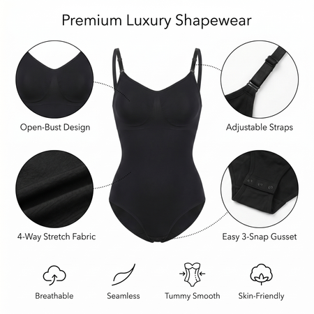 Nahtloser Snatch Bodysuit