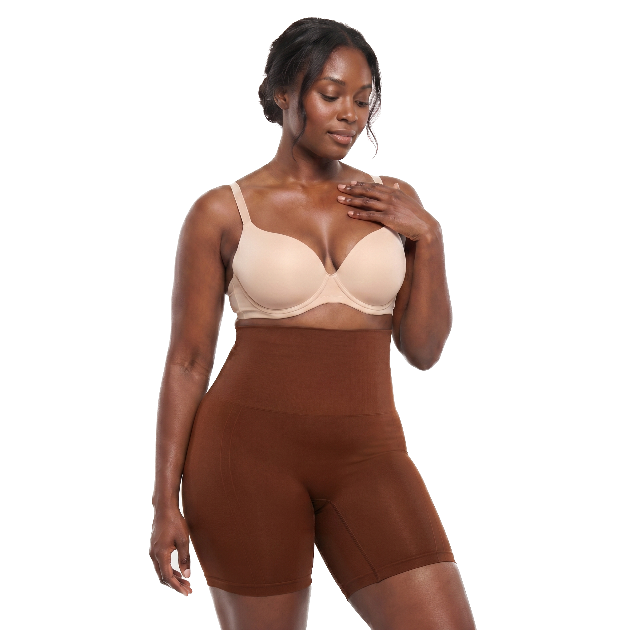 StaySmooth High-Waist Formende Shorts