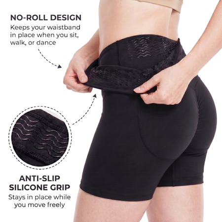 StaySmooth High-Waist Formende Shorts